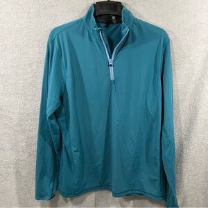 Greyson Pullover Mens Large 1/4 Zip Golf brrr Cooling Camo Collar